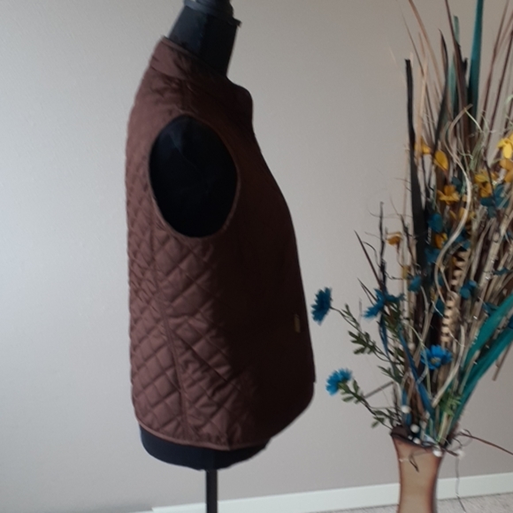 VANHEUSEN Quilted Ladies Zippered Vest M - Picture 4 of 8